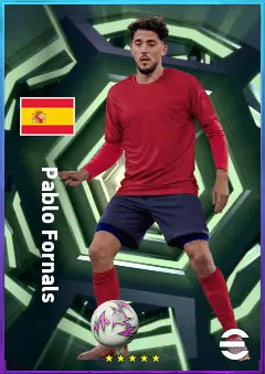 Pablo Fornals eFootball 2026 player card, 80 OVR AMF