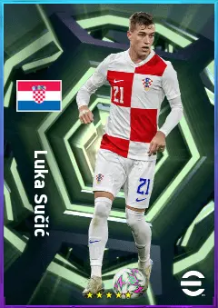 Luka Sučić eFootball 2026 player card, 81 OVR CMF