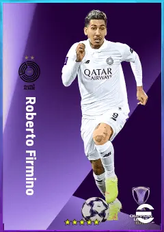 Roberto Firmino eFootball 2026 player card, 81 OVR CF