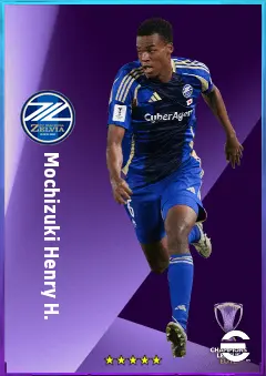Mochizuki Henry H. eFootball 2026 player card, 78 OVR RB