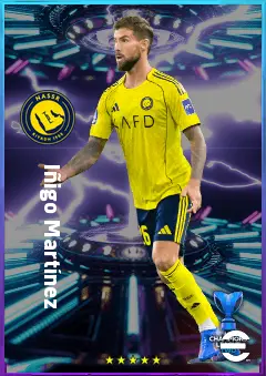 Iñigo Martínez eFootball 2026 player card, 83 OVR CB