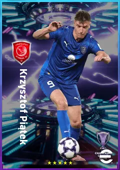 Krzysztof Piątek eFootball 2026 player card, 80 OVR CF