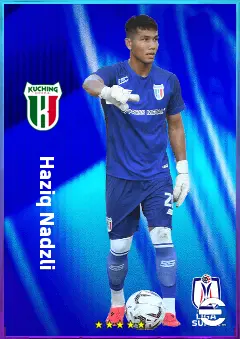 Haziq Nadzli eFootball 2026 player card, 75 OVR GK