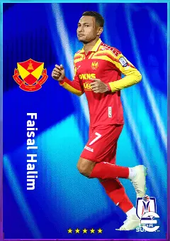 Faisal Halim eFootball 2026 player card, 78 OVR LMF