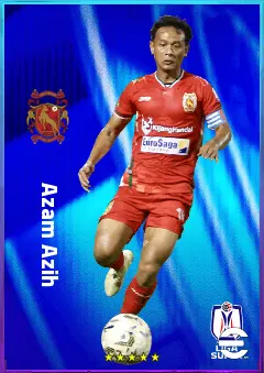 Azam Azih eFootball 2026 player card, 76 OVR CMF
