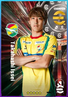 Takahashi Issei eFootball 2026 player card, 77 OVR RB