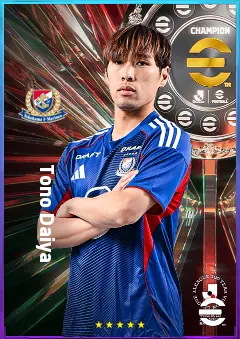 Tono Daiya eFootball 2026 player card, 77 OVR LMF