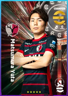 Matsumura Yuta eFootball 2026 player card, 78 OVR RMF