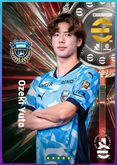 Ozeki Yuto eFootball 2026 player card, 77 OVR CMF