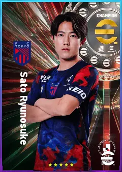 Sato Ryunosuke eFootball 2026 player card, 78 OVR RMF