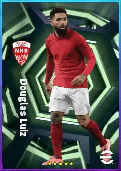 Douglas Luiz eFootball 2026 player card, 81 OVR CMF