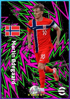 Martin Ødegaard eFootball 2026 player card, 82 OVR AMF