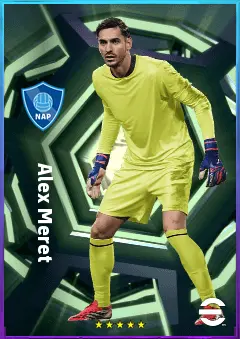 Alex Meret eFootball 2026 player card, 82 OVR GK
