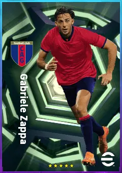 Gabriele Zappa eFootball 2026 player card, 78 OVR RB