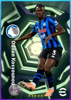 Odilon Kossounou eFootball 2026 player card, 81 OVR CB