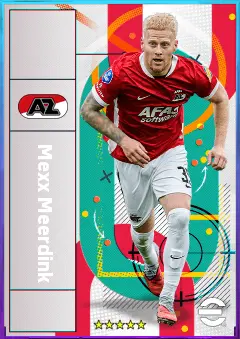 Mexx Meerdink eFootball 2026 player card, 78 OVR CF