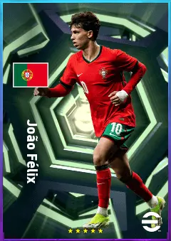 João Félix eFootball 2026 player card, 82 OVR LWF