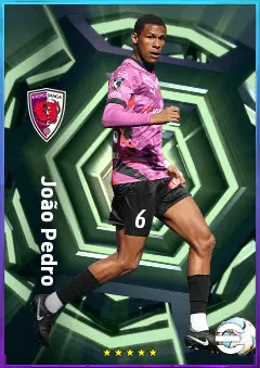 João Pedro eFootball 2026 player card, 79 OVR DMF