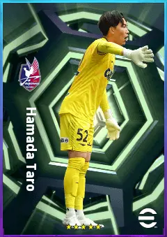 Hamada Taro eFootball 2026 player card, 75 OVR GK