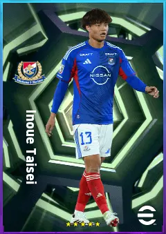 Inoue Taisei eFootball 2026 player card, 75 OVR CB