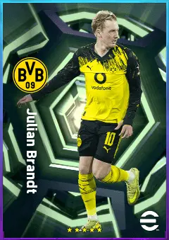 Julian Brandt eFootball 2026 player card, 81 OVR AMF