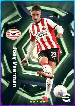 Joey Veerman eFootball 2026 player card, 81 OVR CMF