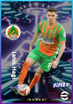 Ianis Hagi eFootball 2026 player card, 80 OVR AMF
