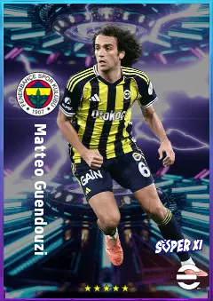 Matteo Guendouzi eFootball 2026 player card, 82 OVR CMF