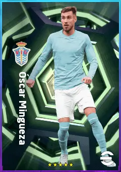 Óscar Mingueza eFootball 2026 player card, 80 OVR RB