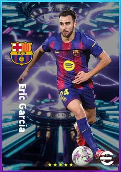 Eric García eFootball 2026 player card, 83 OVR CB
