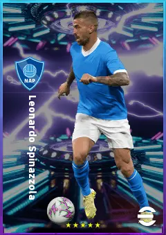 Leonardo Spinazzola eFootball 2026 player card, 80 OVR LB