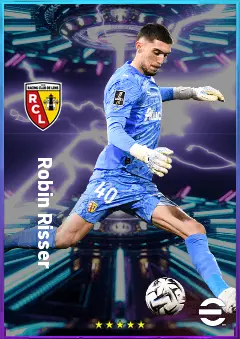 Robin Risser eFootball 2026 player card, 80 OVR GK