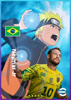 Neymar Jr eFootball 2026 player card, 95 OVR SS