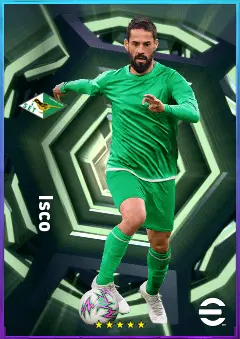 Isco eFootball 2026 player card, 82 OVR AMF