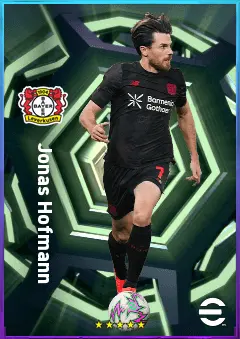 Jonas Hofmann eFootball 2026 player card, 80 OVR AMF