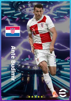 Ante Budimir eFootball 2026 player card, 81 OVR CF