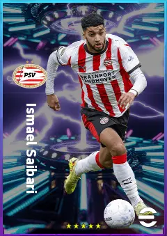 Ismael Saibari eFootball 2026 player card, 80 OVR AMF