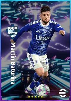 Martin Baturina eFootball 2026 player card, 82 OVR CMF