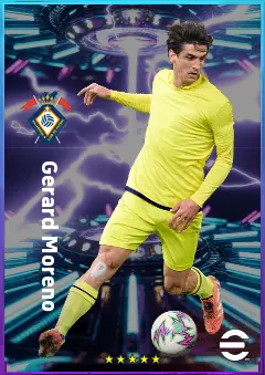 Gerard Moreno eFootball 2026 player card, 82 OVR CF