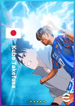 Kubo Takefusa eFootball 2026 player card, 95 OVR RMF