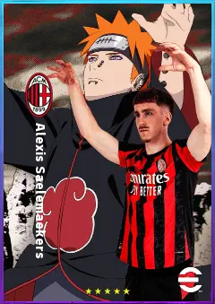 Alexis Saelemaekers eFootball 2026 player card, 94 OVR RMF
