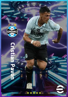 Cristian Pavón eFootball 2026 player card, 79 OVR RWF