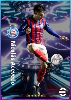 Nicolás Acevedo eFootball 2026 player card, 80 OVR DMF