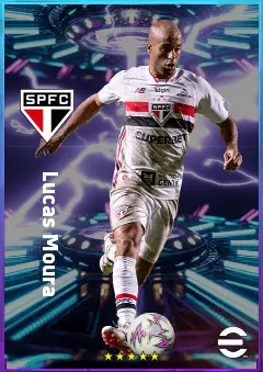 Lucas Moura eFootball 2026 player card, 81 OVR SS