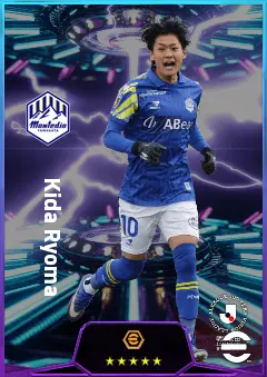 Kida Ryoma eFootball 2026 player card, 78 OVR RMF