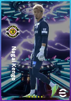 Nagai Kengo eFootball 2026 player card, 77 OVR GK