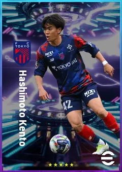 Hashimoto Kento eFootball 2026 player card, 79 OVR LB