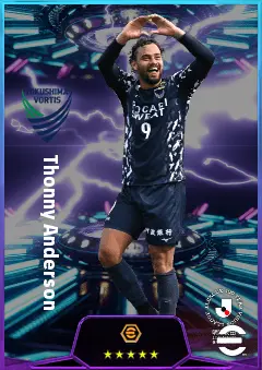 Thonny Anderson eFootball 2026 player card, 78 OVR CF