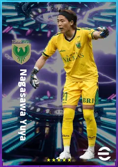 Nagasawa Yuya eFootball 2026 player card, 74 OVR GK
