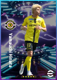 Yamauchi Hinata eFootball 2026 player card, 78 OVR LMF